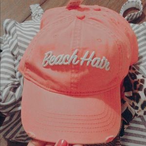 Cute summer baseball hat “beach hair”